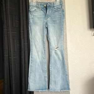 Girls bell bottom jeans